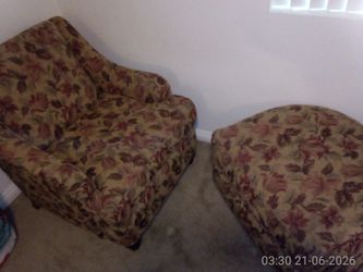 Armchair and Ottoman