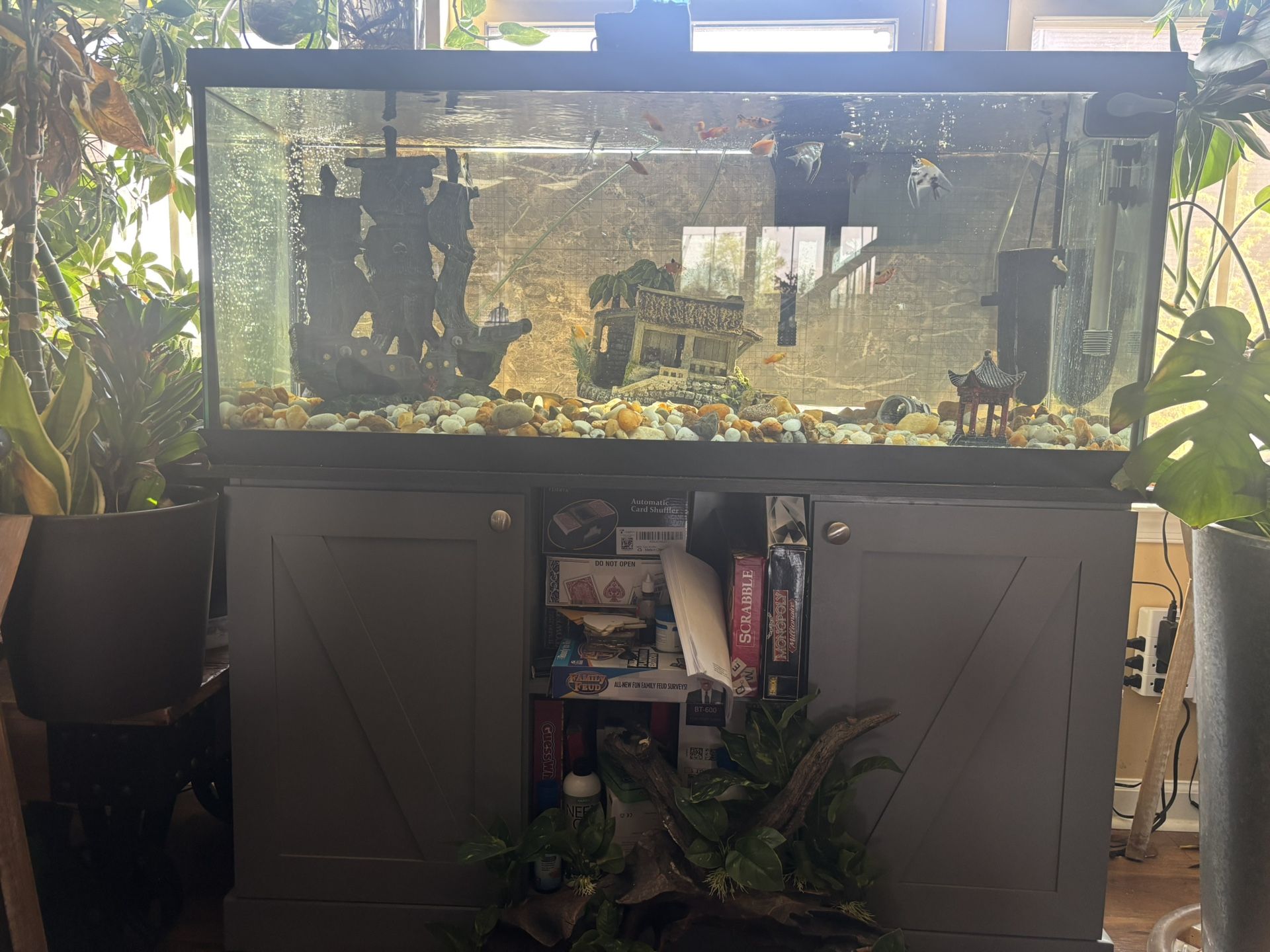 75 Inch Aquarium Tank With Stand