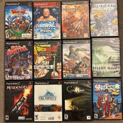 Sony PlayStation 2 Video Games prices in description