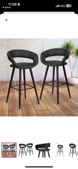 Black Counter Height Bar Stools