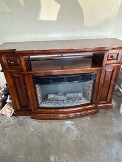 Electric Fireplace TV Stand Console