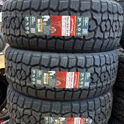 265 50 20 All Terrain New Tires Set 