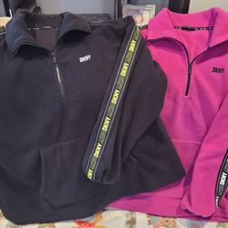 Lot of Two DKNY Fleece Pullovers 2XL