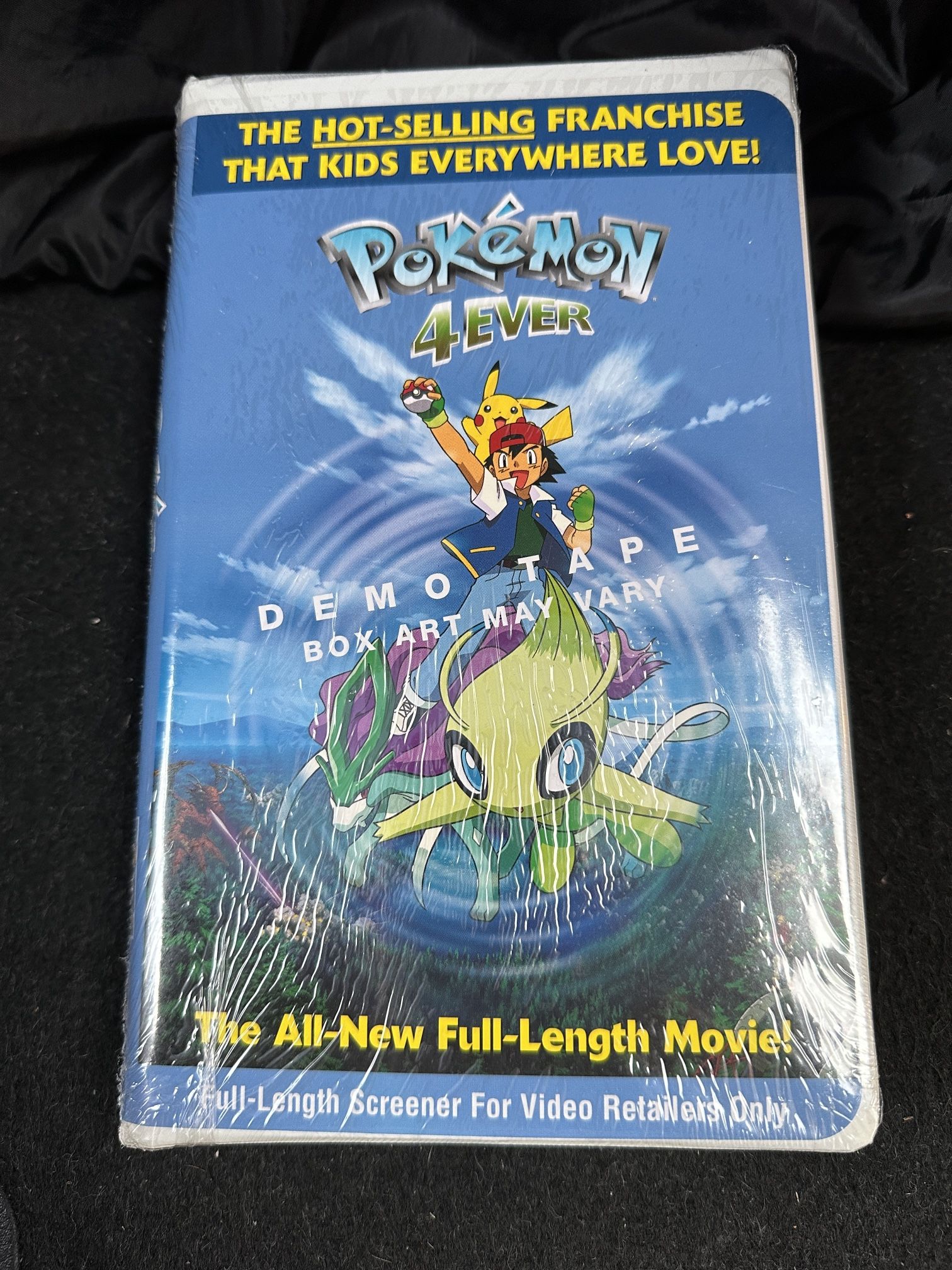 Rare Pokemon 4Ever (VHS, 2003) Clamshell Case Demo Tape Sealed VERY RARE Promo