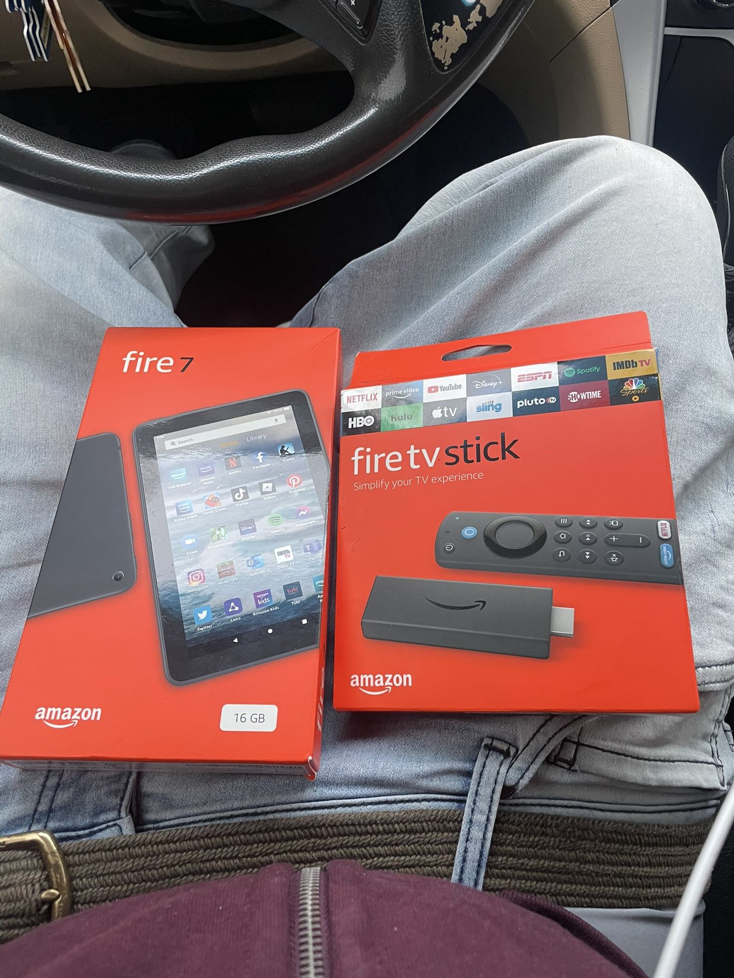 Fire stick And Fire 7 Tablets 