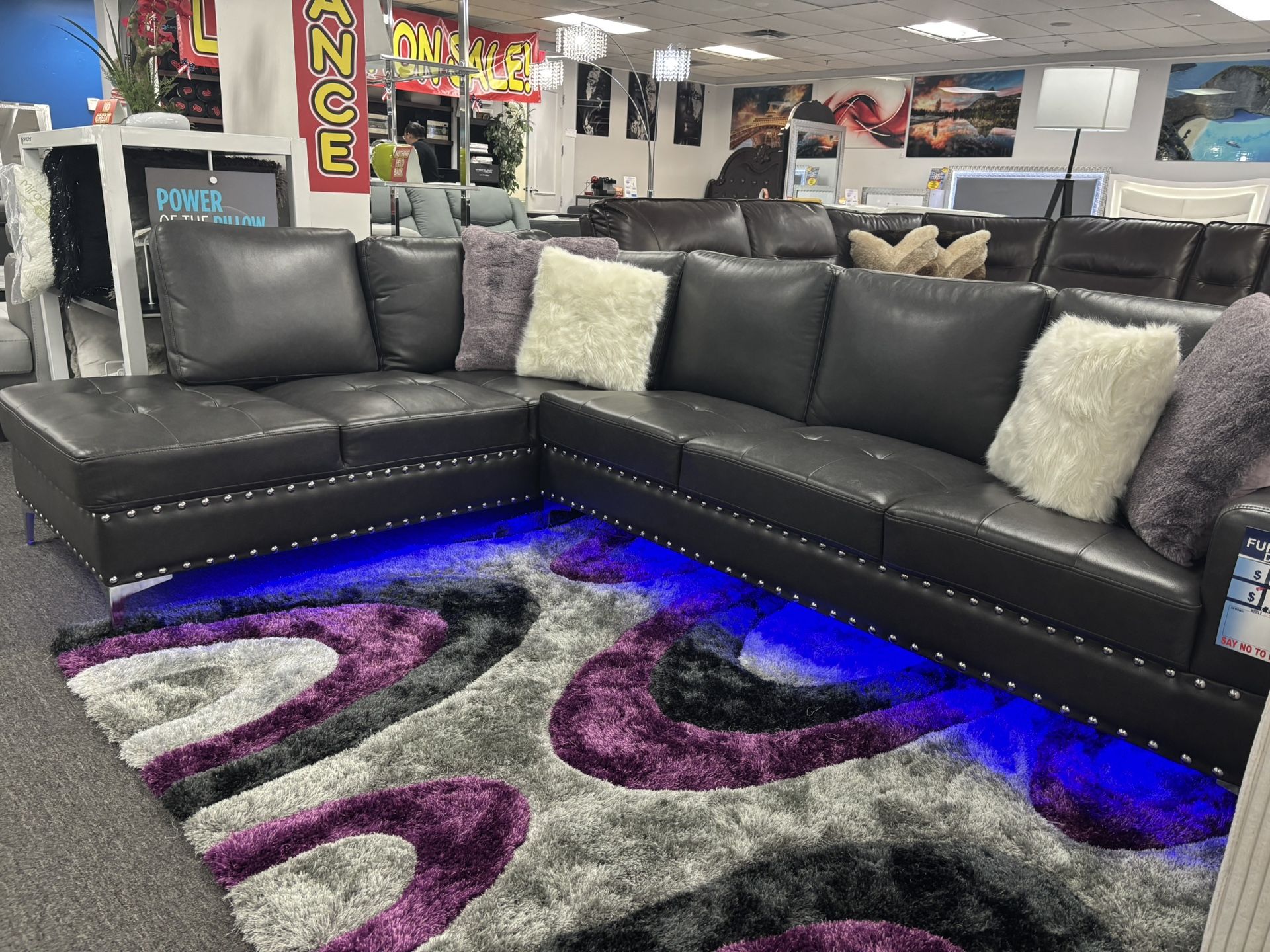 L Shaped Sectional ( Brand New) 4th Of July Sale Now! Furniture