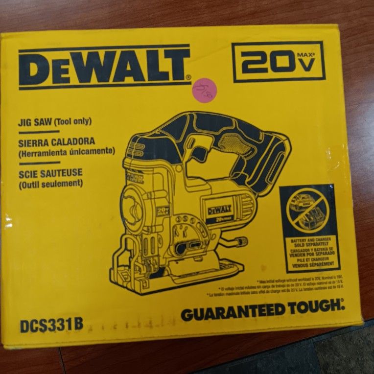 Dewalt new Jig Saw 20v