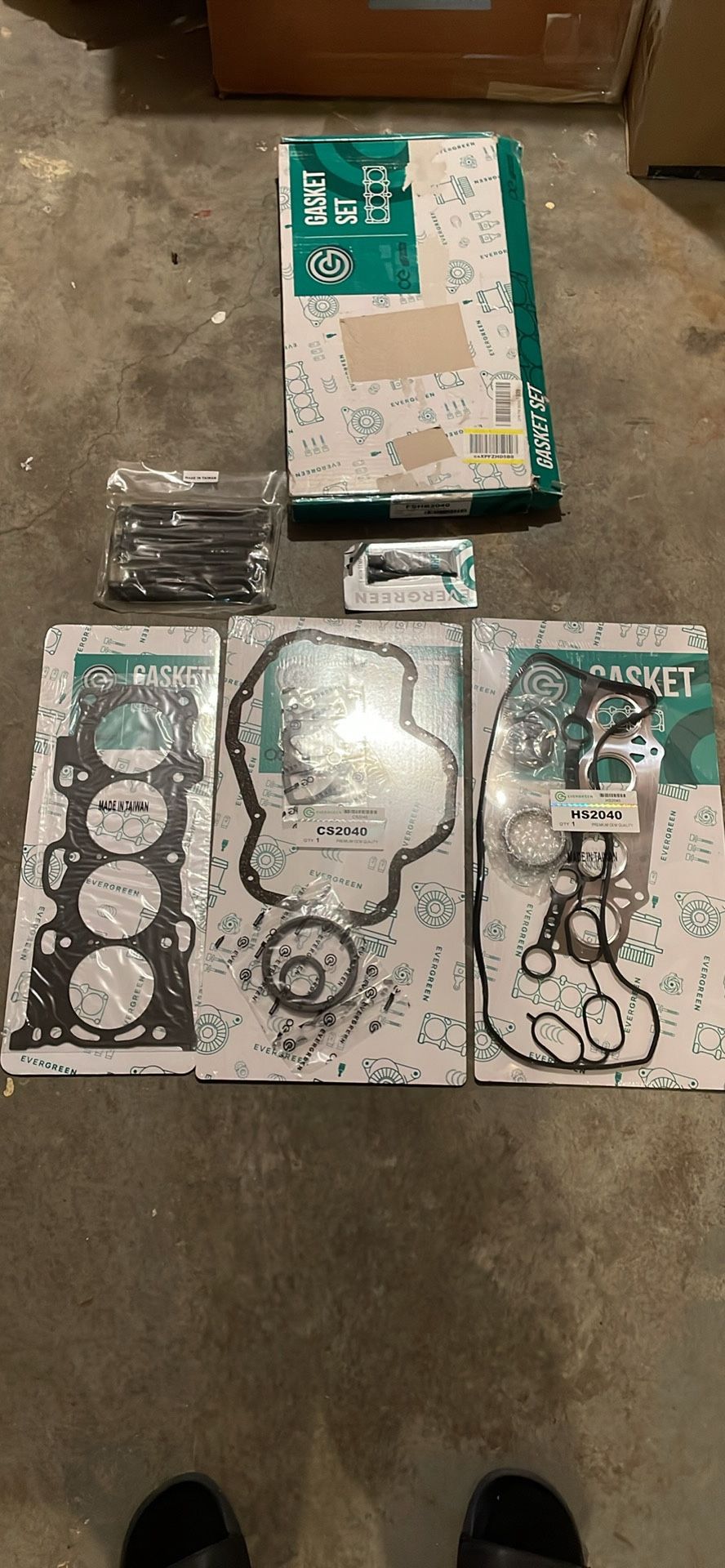 Evergreen FSHB2040 Full Gasket Set Head Bolt