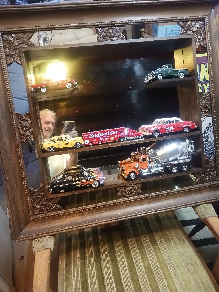 Shadowbox Display Collectible Vehicles