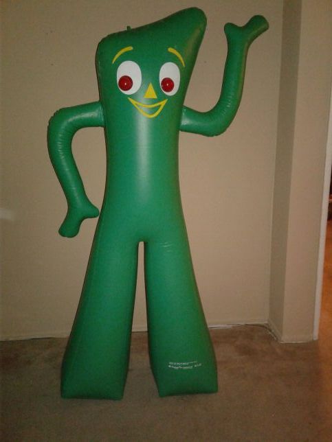 1986 6 Ft. Gumby Inflatable