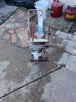 5 GALLON EPOXY / CONCRETE 5 Gal Bucket MIXER 2.5 HOSE POWER