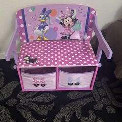 Minnie Mouse Toddler Desk Bench