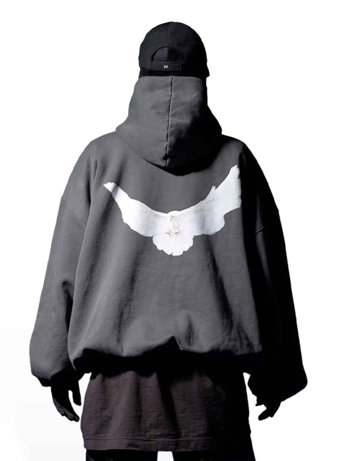 Yeezy Gap Engineered by Balenciaga Dove Hoodie Black, Size Medium 