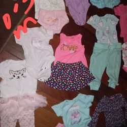 Baby Girl Clothes Lot Size 0-3 Months Buying It All