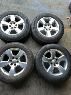 20” Chevy Silverado wheels & Goodyear tires