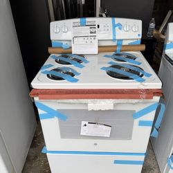 GE 30-inch electric range.