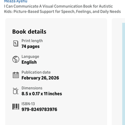 I Can Express Myself – A Visual Communication Book for Autistic Kids”