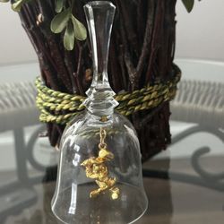 England Collectors Society Disney Crystal Character Bell (Goofy) 1980's
