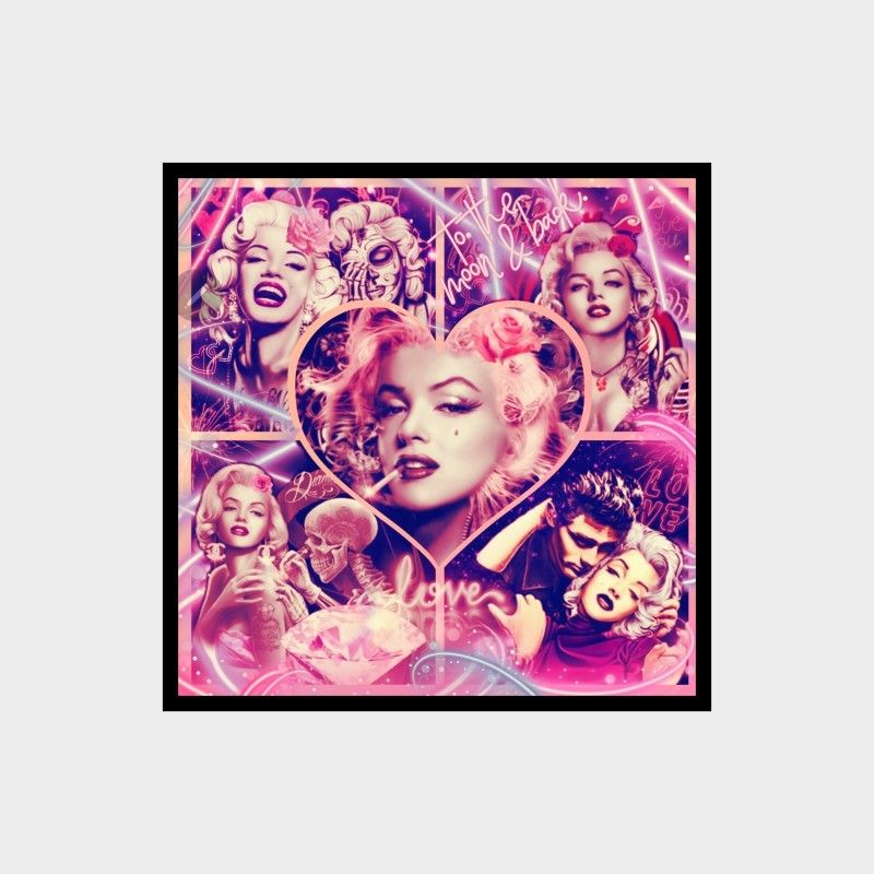 Marilyn Monroe 8 1/2"x11" New Framed Wall Art