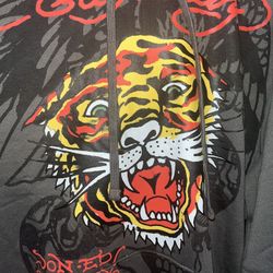 Ed Hardy-RETRO TIGER HOODIE