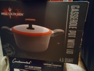 Hell's Kitchen 4.5 Qt Casserole Pot with Lid