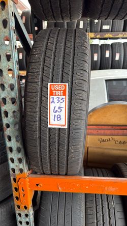 235/65/18 one tire used good condition