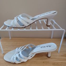 Studio Works White Sandals Shoes Size 6.5M