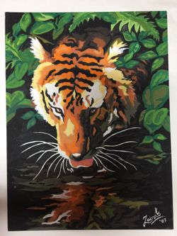 Tiger painting