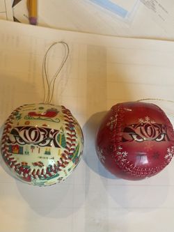 Baseball Christmas Ornaments Lake Elsinore Storm.  Pick Up Only