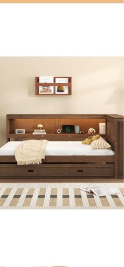 Full size daybed with trundle