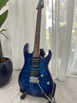Ibanez GIO Series GRX70QA - Transparent Blue Burst