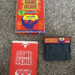 Super Nintendo Game Genie Complete 