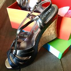 Charles by Charles David Black Wedges