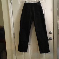 Calvin Klein Jeans Mens 34 X 32 Black Denim Easy Fit Straight Leg Jeans Casual