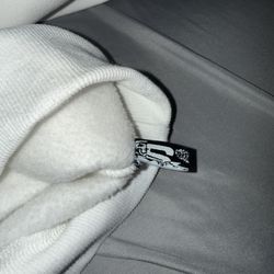 White Rhinestone Sp5der Hoodie 