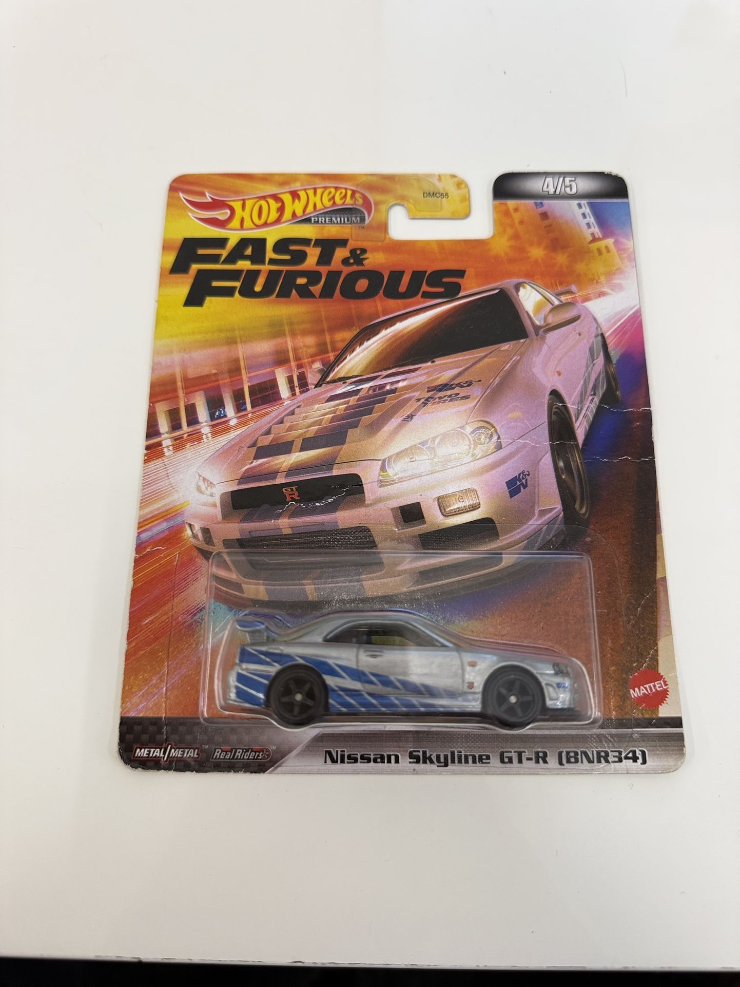 Hot Wheels Premium Fast & Furious Nissan Skyline GT-R Bnr34