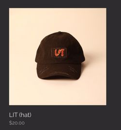 Lit dad hat acdc inspired adjustable
