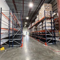 Pallet Racks Beams Uprights Wire Decks Delivery Install Forklifts