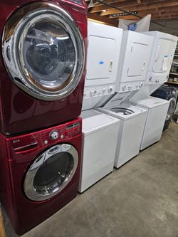 Blow Out Appliances Sale and repair Certified Refurbish Management and landlord special Washer dryer fridge stove oven stackable starting 99and up
