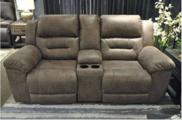 Ashley Furniture Fossil 2 Piece Sofa and Loveseat 👍 Living Room Set 👌 In Stock 👍