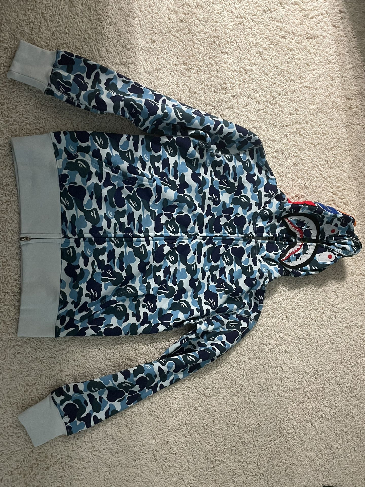 Blue Bape Hoodie