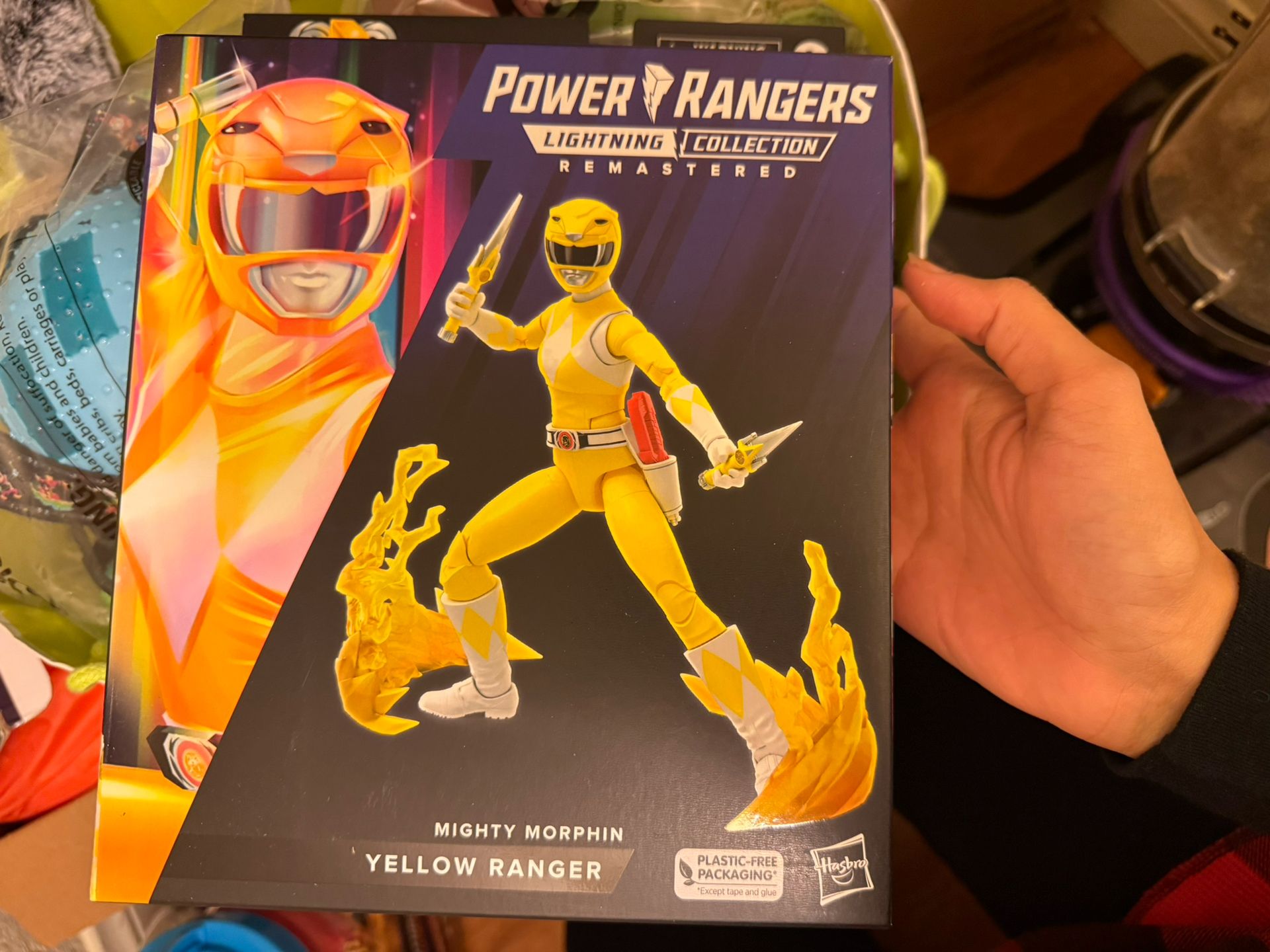 Mighty Morphins Lightning Collection Remastered Yellow Power Range