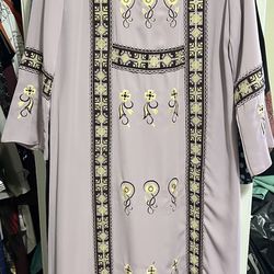Abaya Thobe Embroidered Dress
