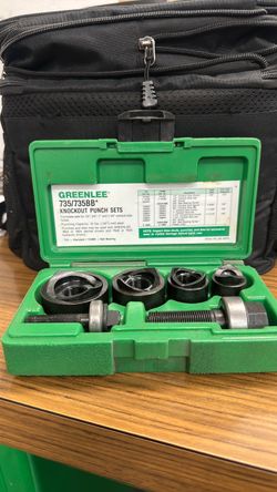 Ball bearing knockout punch set 735BB