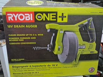 Ryobi 18V ONE+ Cordless Drain Auger P4001