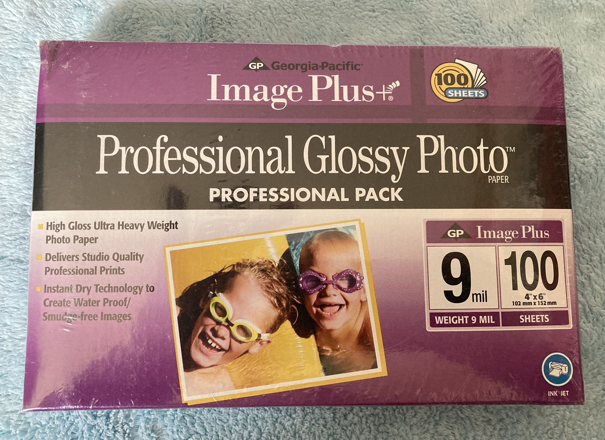 IMAGE PLUS+. PROFESSIONAL GLOSSY PHOTO PAPER (2 Packs 100 Sheets Each) NEW
