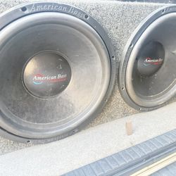 Sub American Bass 15” 