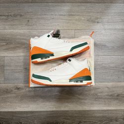Jordan 3 Retro Solefly Miami Size 11.5