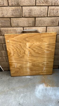 Wooden platform