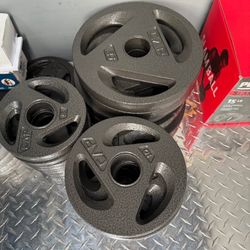 Olympic Plates 2 Inch  25.lbs 10.lbs 5.lbs NEW